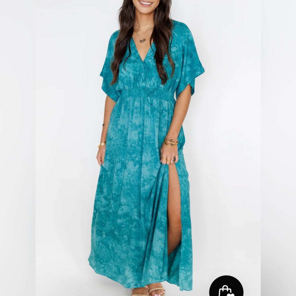 NWT Keani Hawai'i Jade Poppy Dress by Khush XL